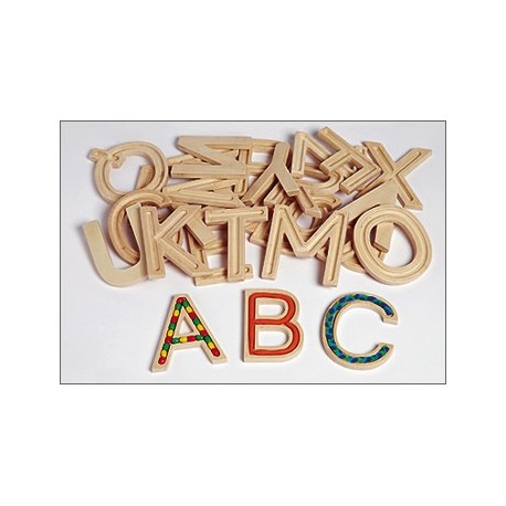 29 Grossbuchstaben mit allen Sinnen erfahren -Freiarbeitsmaterial zu Buchstaben für Kinder ab 4 Jahren
