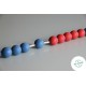 Riesen-Rechenkette rot/blau 20-er Zahlenraum, Perlenkette zum Zählen und Rechnen