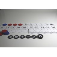 Rechenleiste für die Tafel magnetisch