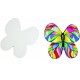 Schmetterling Leinwand für das Künstlerische Gestalten mit Kindern