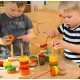 Würmchen und Türmchen, Fädeln und Steckspiel für 1-8 Spieler ab 12 Monaten