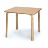 Tisch aus stabilem Birken-Formholz,  L 60 x B 60 x H. 52cm