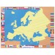 Kommode Europa, Erlernen der Landesnamen, der Hauptstädte und der Flaggen ab 5 Jahren