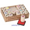 Natur-Stempel-Set, 2 x 2 x 3 cm