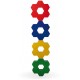 8 farbige Holzbausteine - Honeyflower