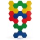 8 farbige Holzbausteine - Honeyflower