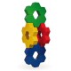 8 farbige Holzbausteine - Honeyflower