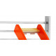 Turnleiter mit Seilsprossen 240 × 35 cm, Einhängeteile