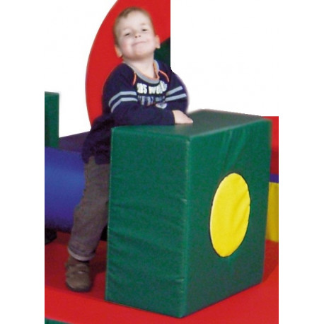 Sportline Quader mit Loch 60 x 60 x 30 cm zum Turnen, Krabbeln-u3-, Balancieren und Bewegen.