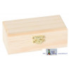 Holzkiste mit Klappdeckel - Allzweckbox 13,5 x7x5x5 cm