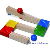 Kugelbahn - Starterset, Steckbaustein-Prinzip, Cubio