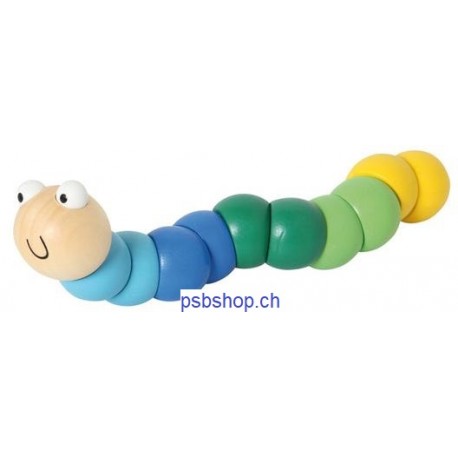 Biegetier Raupe, Spielzeug für Kleinkinder ab 10 M.