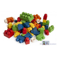 Baustein Set  100-teilig, Antibakterielles Spielzeug ab 12 M.Speichelfest, bissfest und nach bereits 8 Stunden wieder keimfrei! 
