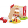 Kinderzimmer - Umfangreiches Puppenhaus-Möbel Set