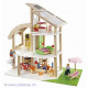 Puppenhaus mit Möbelset und Biegepuppen - Kindergartenqualität