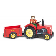 Knallroter Traktor - Farmwelt
