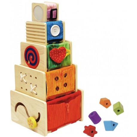 Multi Spielkisten im Set 17 x 17 x 11 cm, ab 18 Monaten