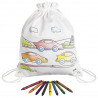 Rucksack Autos zum Anmalen
