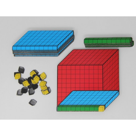 3D Dezimalrechensatz magnetisch insgesamt 54 Teile