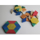 Geometrische Legeplättchen 250 Teile ab 3-jährig