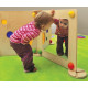 Babypfad-Spiegel. Spiele im Raum an Wand und Boden für kleine und grosse Entdecker.