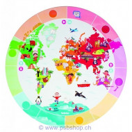 Kinder der Welt ab 4-jährig, Lernspiel - Kontinente und deren Länder kennenlernen.