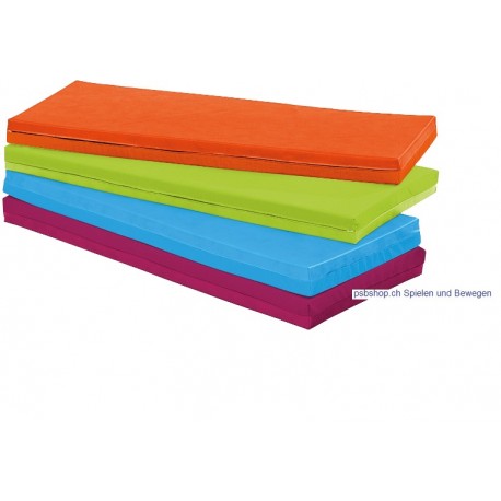 Liegepolster 140 x 60cm Farbe  kiwigrün, Qualitäts-Kunstleder