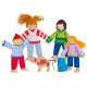 Biegepuppen Camping-Familie