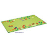 Blumenwiese, Teppich für Spielecke u. Kinderzimmer