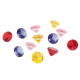 Glasdiamanten-Set, bunt 2 cm