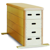 Sprungkasten 4-tlg., 90 cm hoch mit Kunstleder