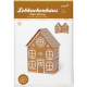 Lebkuchen-Haus, Papierspielzeug Bausatz