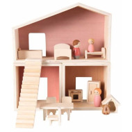 Puppenhaus komplett aus Holz