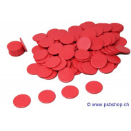 Spielchips - 1 Set 100 Stück, rot