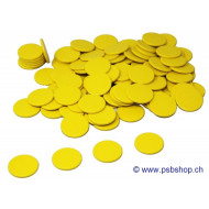 Spielchips - 1 Set 100 Stück, gelb