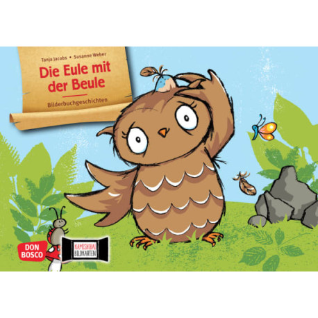 Die Eule mit der Beule. Kamishibai Bildkartenset