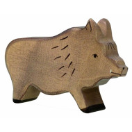 Wildschwein, Eber Holztier
