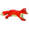 Fuchs, laufend, Holztier