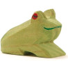 Frosch sitzend, Holzfiguren-Spielwelt