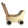 Puppenwagen mit gummibereiften Rädern