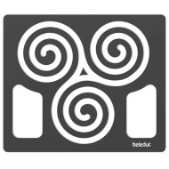 Mandala-Schnecken, Einzelelement, Kinderspieltisch Linie