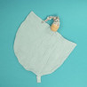 Kuscheltuch, Waldorfwichtel gross turquoise