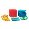 Dienes Grundsortiment in 5 Farben 141 Teile