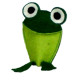 Frosch, Fingerpuppe aus Filz
