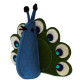 Pfau,Fingerpuppe aus Filz