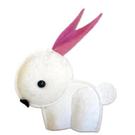 Hase, Fingerpuppe aus Filz