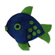 Fisch, Fingerpuppe aus Filz