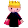 Prinz, Fingerpuppe aus Filz