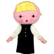 Knabe, Fingerpuppe aus Filz