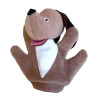 Hund, kuschelige Handpuppe für Kinderhände